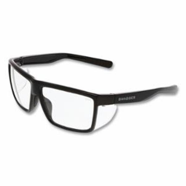 Picture of MCR Safety 135-SR210 SR2 Swagger Safety Glass with Black Frame & Clear Lenses - Pack of 12