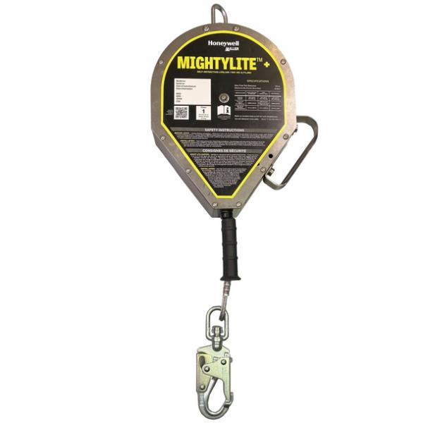 MightyLite+ Self-Retracting Lifeline, 20ft / 40ft / 50ft / 85ft / 100 ft / 130ft Length, Carabiner