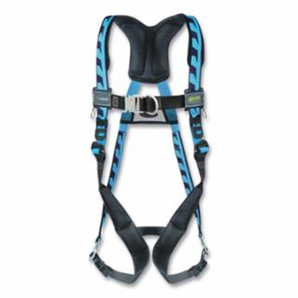 493-ACF-QCDXSB Air Core Full-Body Harness - Back, Front, Side D-Rings, Extra Small, Blue