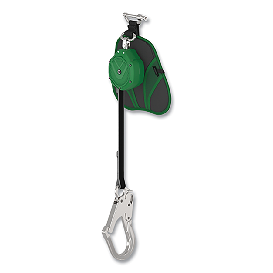 MSA Safety Works 6 Ft. 130-310 Lbs Single Leg Self-Retracting Lifeline with Snap Hook - VSLEW-011-PE-A