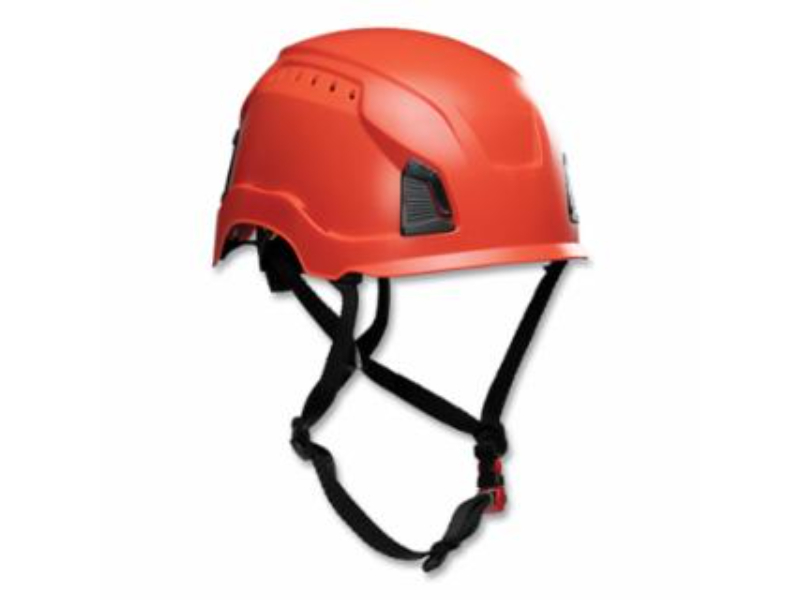 112-280-HP1491RVM-15 Industrial Type II Climbing Helmet - Vented - Red