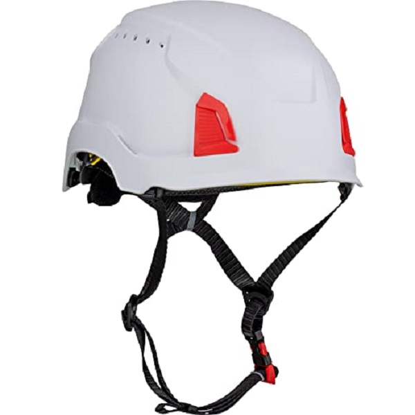 Traverse Vented Industrial Climbing Helmet with MIPS Technology - ABS Shell - EPS Foam Impact Liner, White