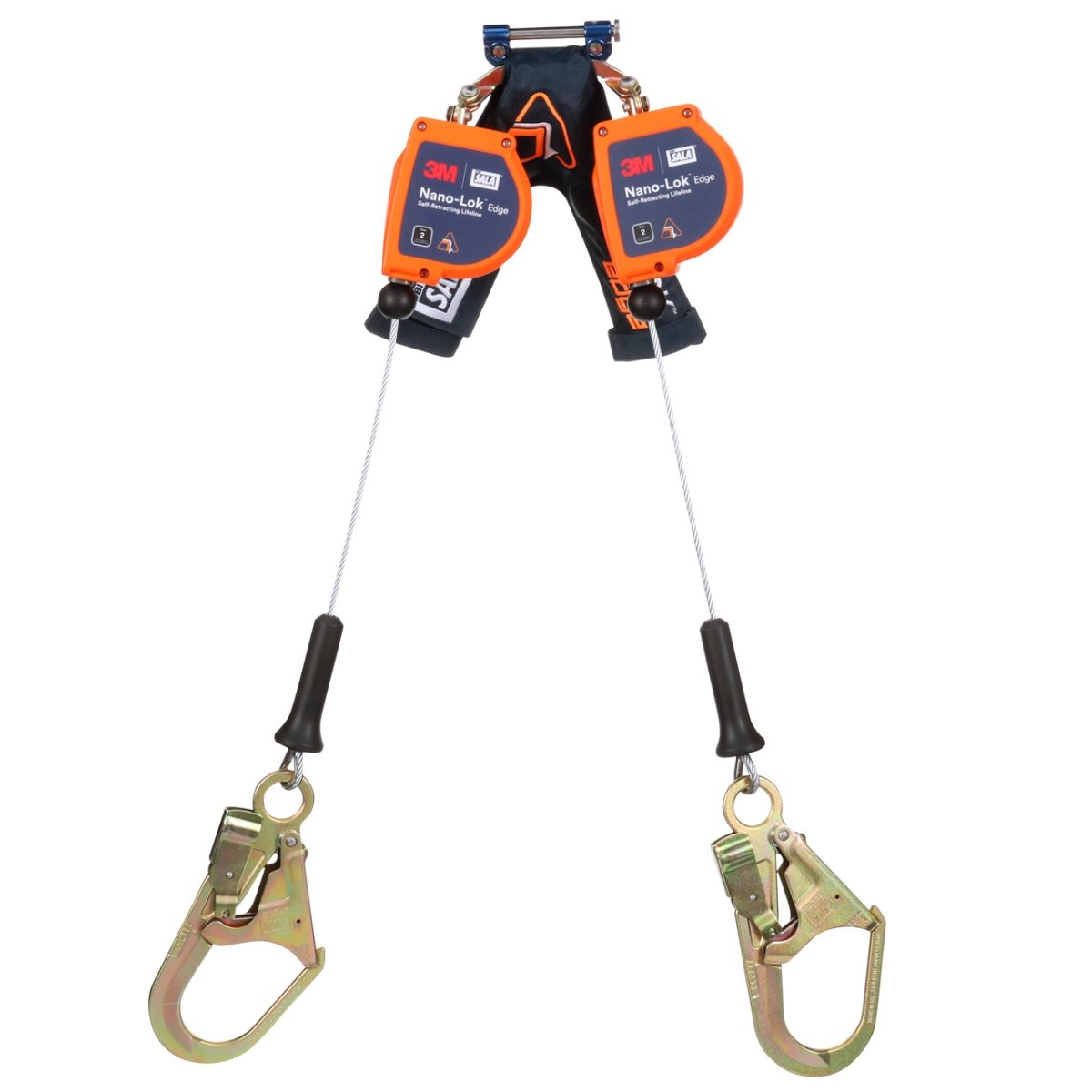 Picture of 3M DBI-Sala 098-3500278 7.3 ft. Class 2 Nano-Lok Edge Twin-Leg Personal Self Retracting Lifeline