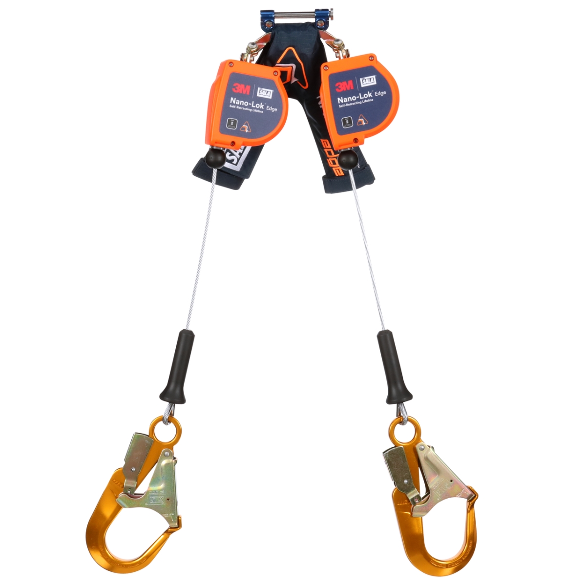 Picture of 3M DBI-Sala 098-3500280 8 ft. Class 2 Nano-Lok Edge Twin-Leg Personal Self Retracting Lifeline