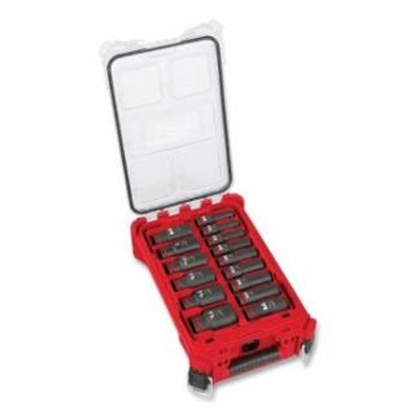 Milwaukee SHOCKWAVE Impact Duty Socket 1/2 Dr 15pc SAE PACKOUT Set - 49-66-6802