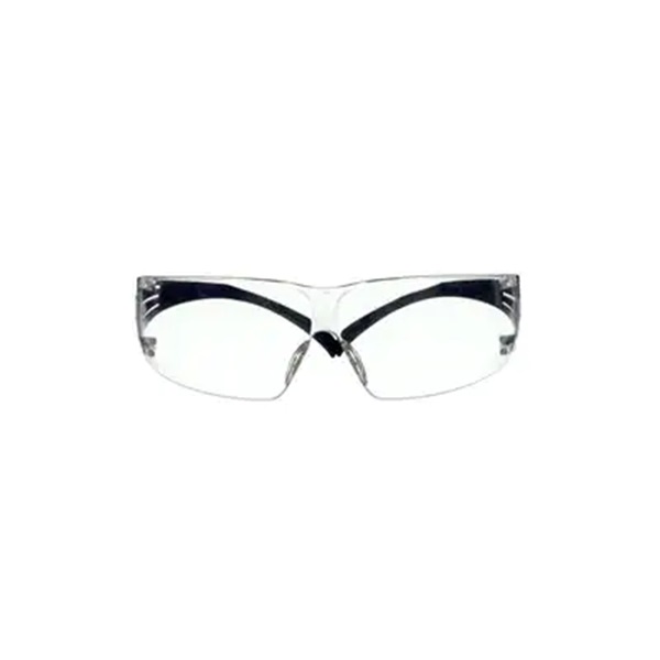 Picture of 3M 247-SF201SGAF-BLU 200 Series Blue Temples Clear Anti-Fog Coating Safety Glasses