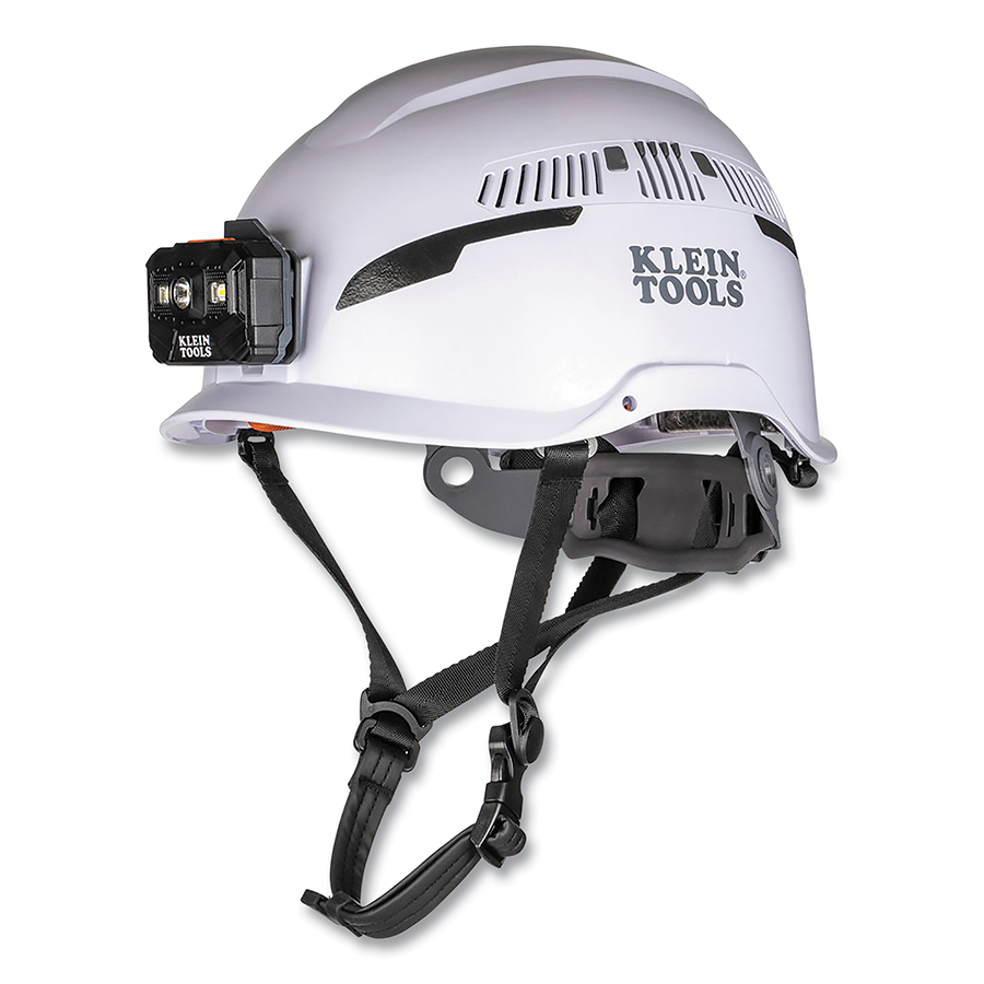 Safety Helmet, Shell: PC/ABS and EPS, Suspension: PC/ABS and HDPE, 6 Point Ratchet Knob with Pivot