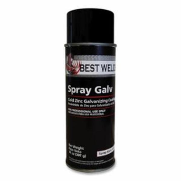 Picture of Best Welds 905-SPRAY-GALV-14 14 oz Cold Zinc Galvanizing Primer - Aerosol Can&#44; Gray