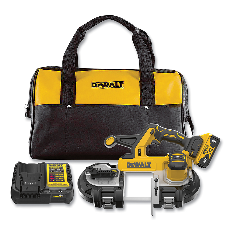 Picture of Dewalt 115-DCS378P1 5 Ah 20V Max XR Mid-Size Band Saw - Variable Speed Trigger Kit