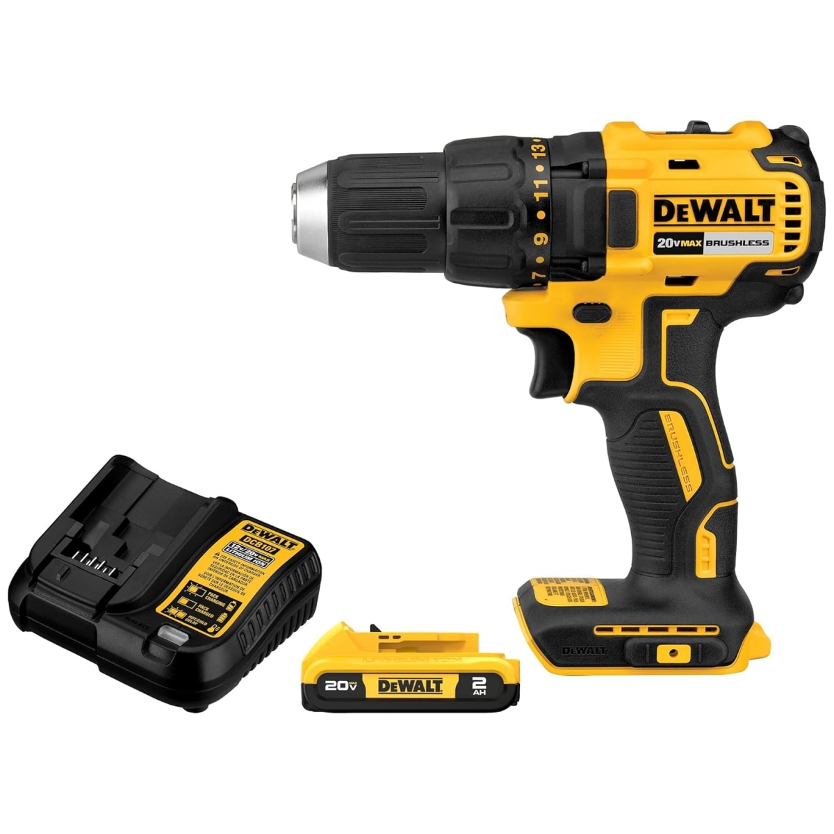 115-DCD777D1 20V Max Compact Brushless Drill & Driver Kit