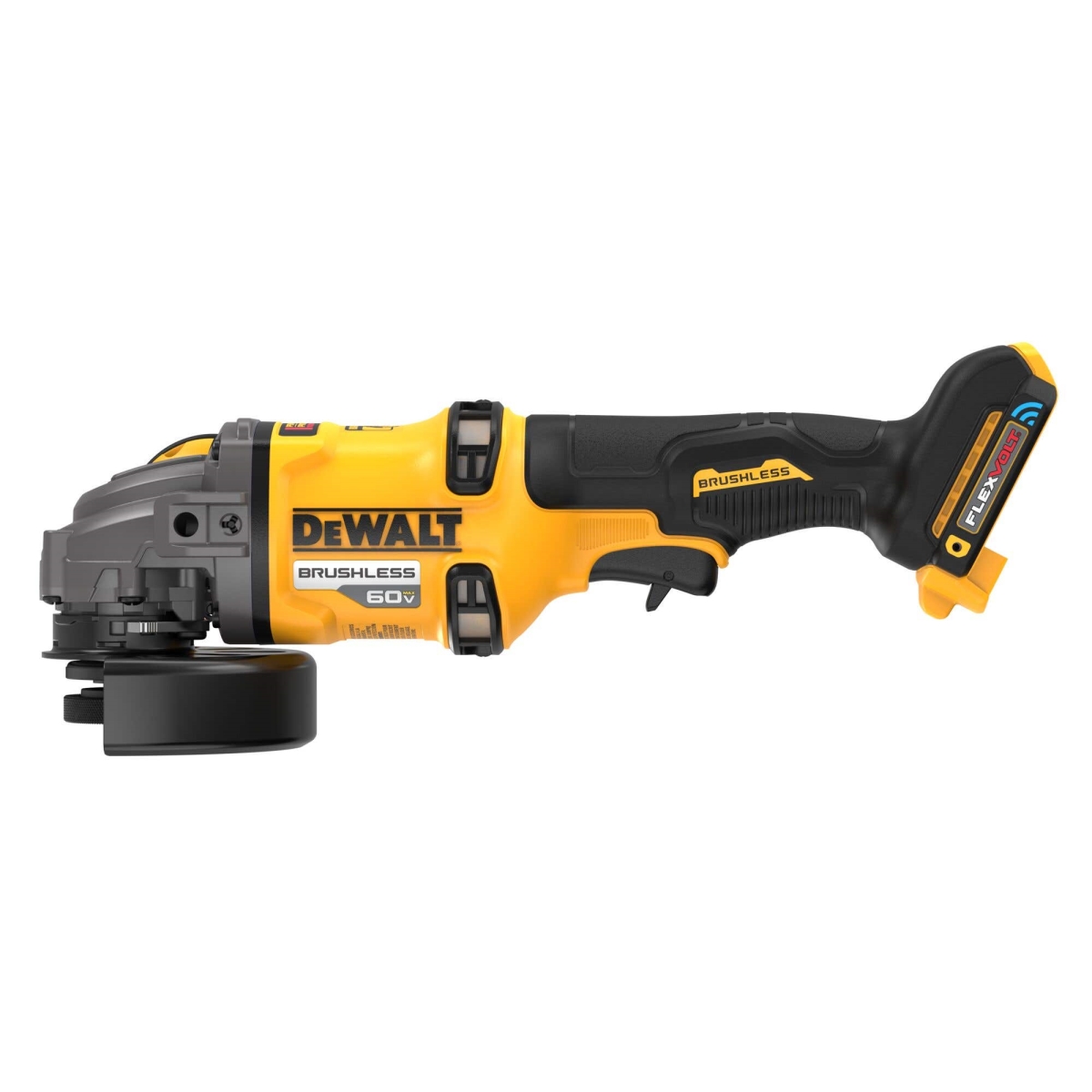 DEWALT 60V MAX 4-1/2 Inch - 6 Inch Side Handle Detect Grinder (Bare Tool) - DCG418SHDB