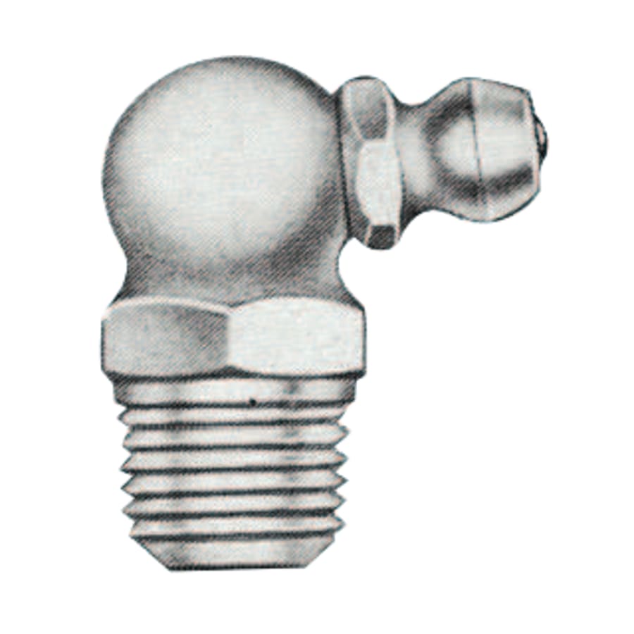 Picture of Alemite 025-LAGN-1613-B 0.843 in. 90 deg Elbow Hydraulic Fitting - Male & Male - 0.125 in. PTF - Pack of 50