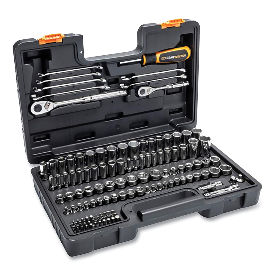 Picture of Gearwrench 329-GW72SCBMTS 0.25 x 0.375 in. SAE & Metric 6 Point Low Mold Mechanic Tools Set - 121 Piece