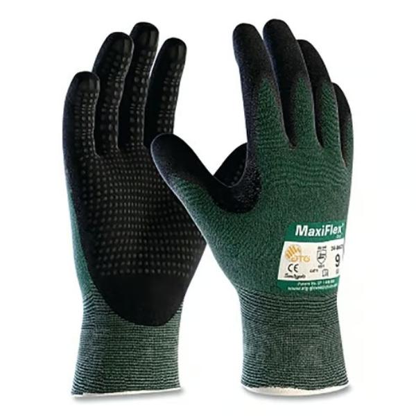 Protective Industrial Products Green MaxiFlex Cut Seamless Knit Engineered Yarn Gloves Small 12 Pairs Size Small - 34-8443/S