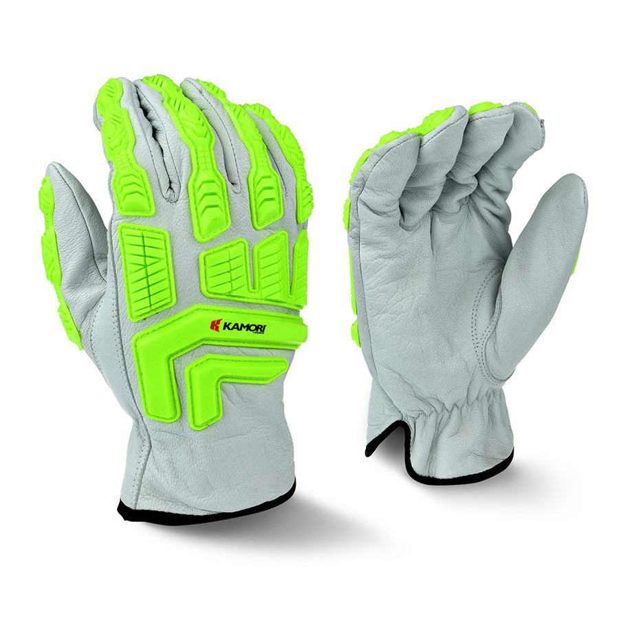 Picture of Kamori 292-RWG51M 9.7 in. Goat Skin Work Gloves with TPR - Medium - Pack of 12
