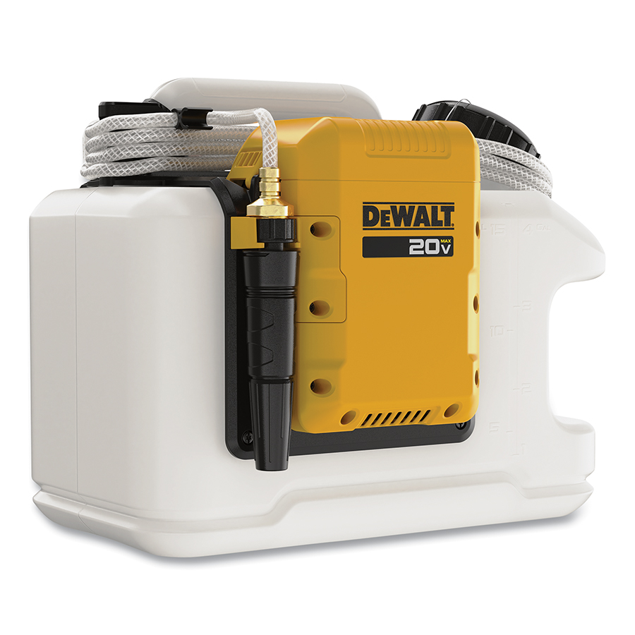 115-DCE6820B 10 ft. Hose 4 gal 20V Max Powered Water Tank