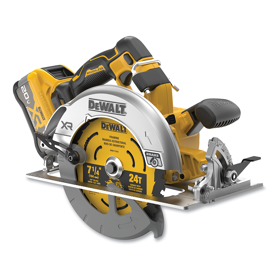 Picture of Dewalt 115-DCS590WW1 7.25 in. 20V Max XR Brushless Cordless Circular Saw Kit with 8.0 Ah Battery