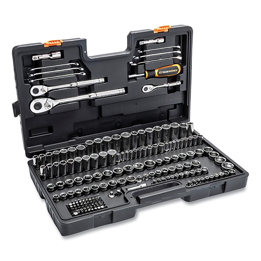 Picture of Gearwrench 329-GW72MCBMTS 0.25 x 0.375 x 0.5 in. Drive Mechanic Tools Set - Blow Mold - 185 Piece