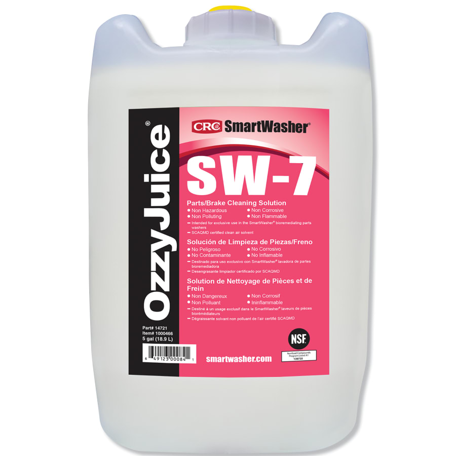 Picture of Smart washer 125-14721 5 gal Ozzy Juice SW-7 Parts & Brake Cleaning Solution - Mild Scent - Pack of 5