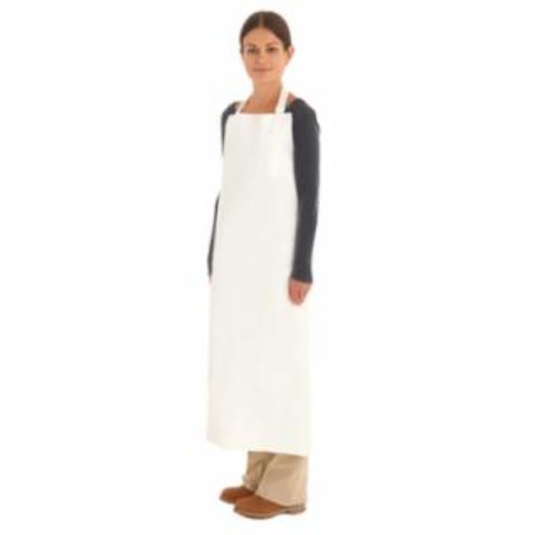 Picture of Ansell 012-95-192-2 34 x 50 in. AlphaTec Polyurethane 56-800 Series Apron, White - Pack of 24