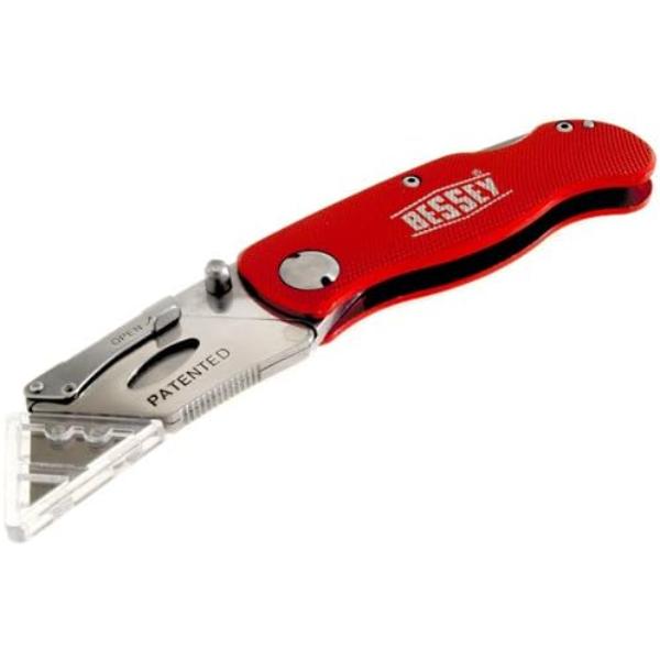 Picture of Bessey 013-D-BKAH 2.5 in. Quick-Change Folding Utility Knife - Aluminum Handle