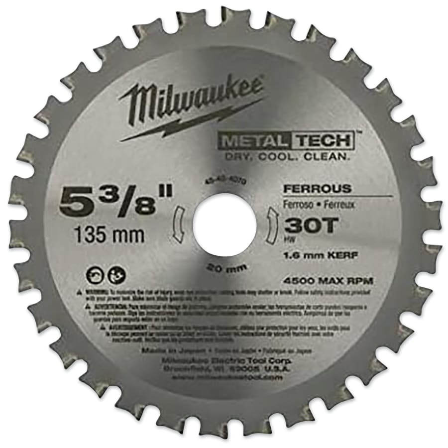 Picture of Milwaukee Tool 495-48-40-4215 5.875 in. Metal Cutting Circular Saw Blade