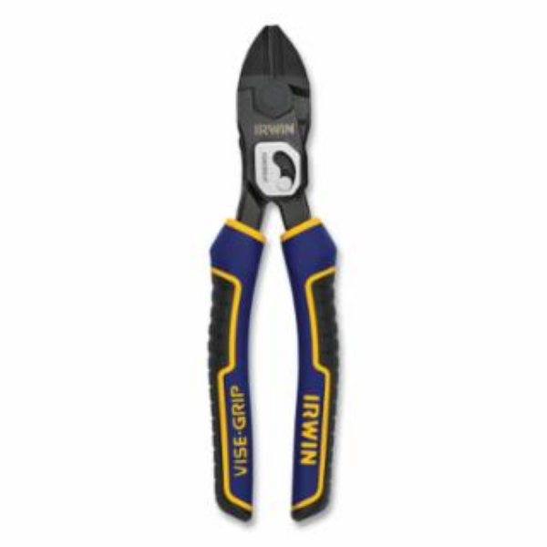 586-IWHT84001 8 in. High Leverage Diagonal Cutting Pliers, Blue