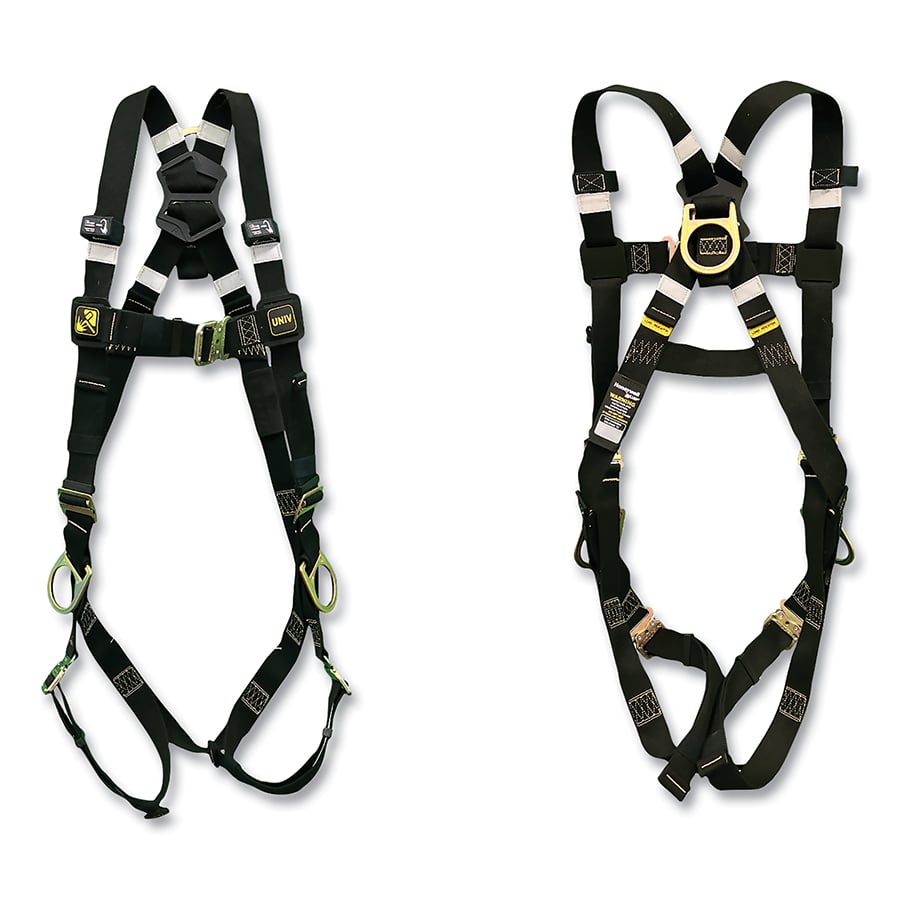 493-H5WS1S2 H500 Welding Harness - Back & Side D-Rings - Quick Connect Leg & Chest Buckles - Large & Extra Large