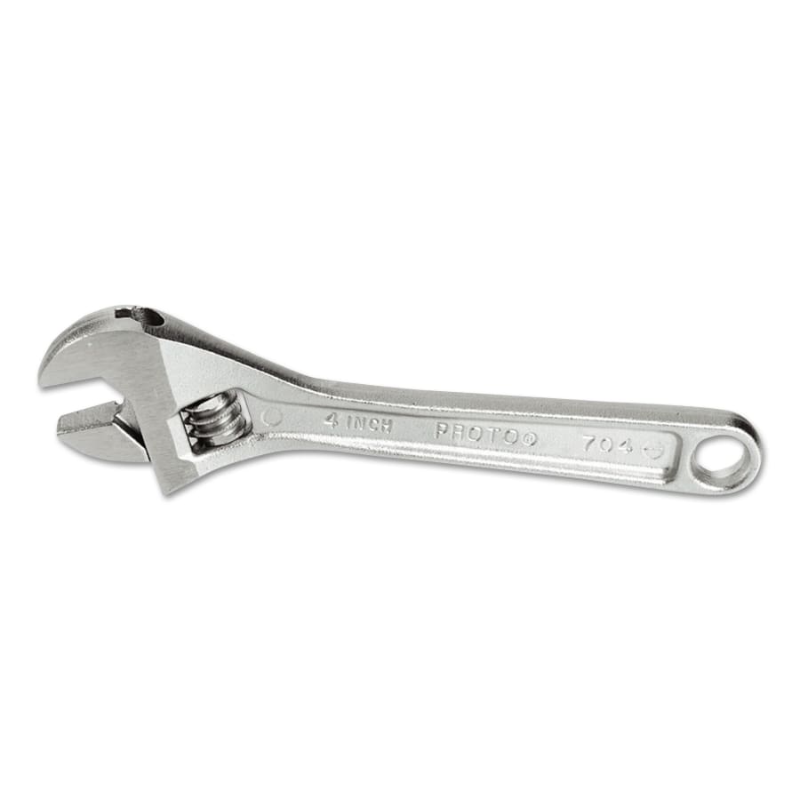 Picture of Proto 577-704B 4-0.343 x 0.75 in. Adjustable Wrench&#44; Satin Chrome