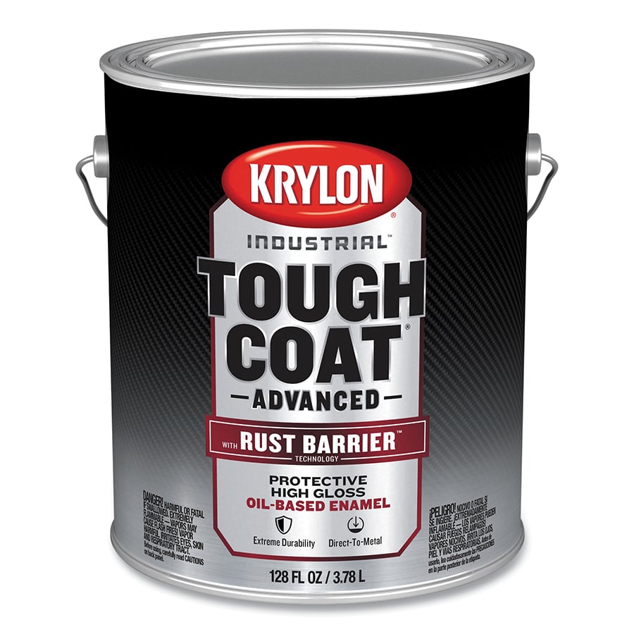425-K00481008 1 gal Tough Coat Advanced with Rust Barrier Technology Spray Paint, Equipment Yellow
