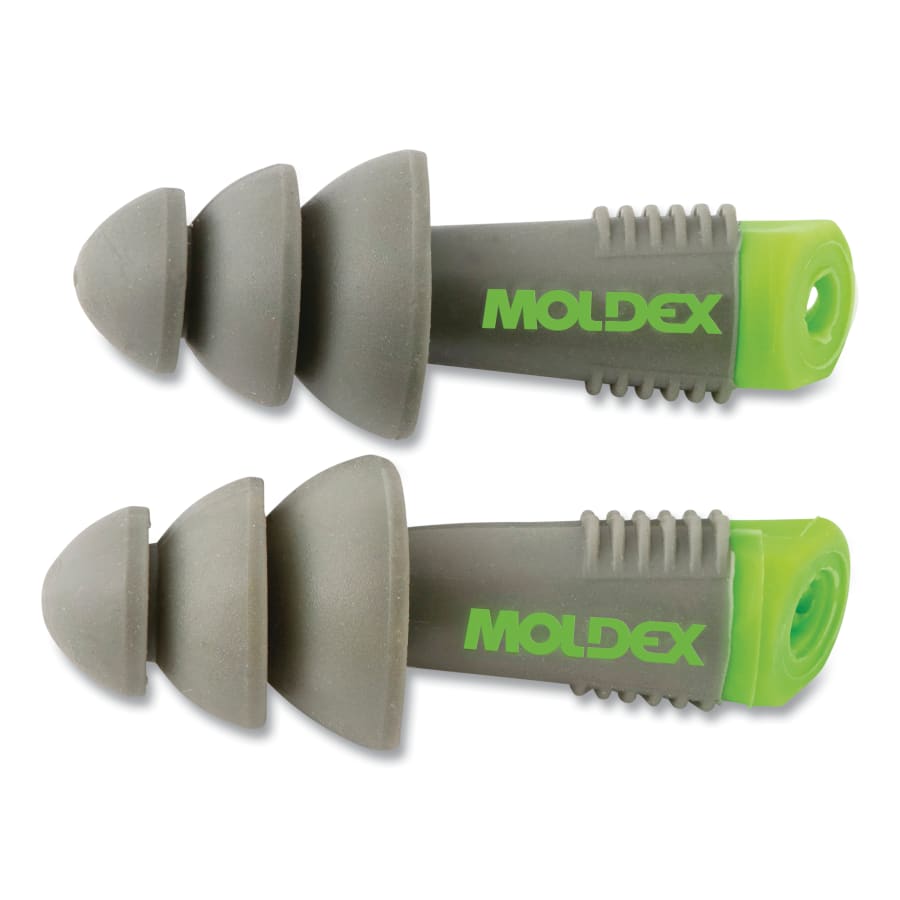 Picture of Alphas 507-6430 Reusable Earplug - Vinyl - Uncorded&#44; Green & Gray - Pack of 50