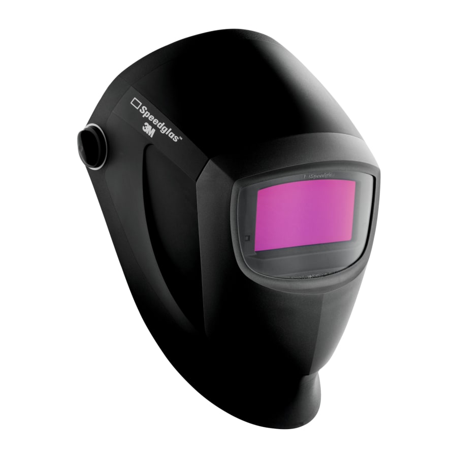 Picture of 3M 711-04-0100-20NC 4.09 x 2.13 in. Speedglas 9002NC Welding Helmet - Shade 8 to 12 - Black & Silver