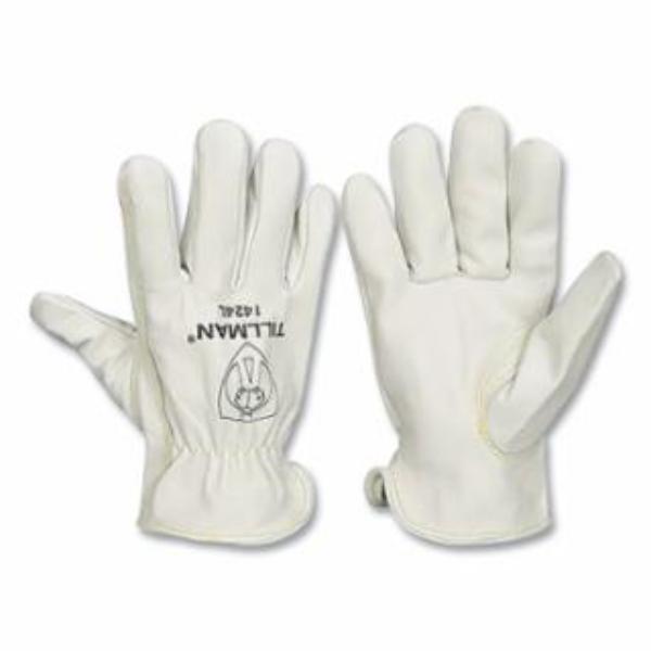 Picture of Tillman 724-1424M 1424 Drivers Gloves - Cotton Stitching & Top Grain Cowhide & Unlined&#44; Pearl - Medium - Pack of 12