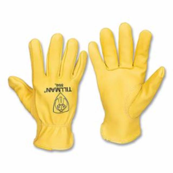 Picture of Tillman 724-864XL Drivers Gloves - Top Grain Deerskin - Gold - Extra Large - Pack of 6