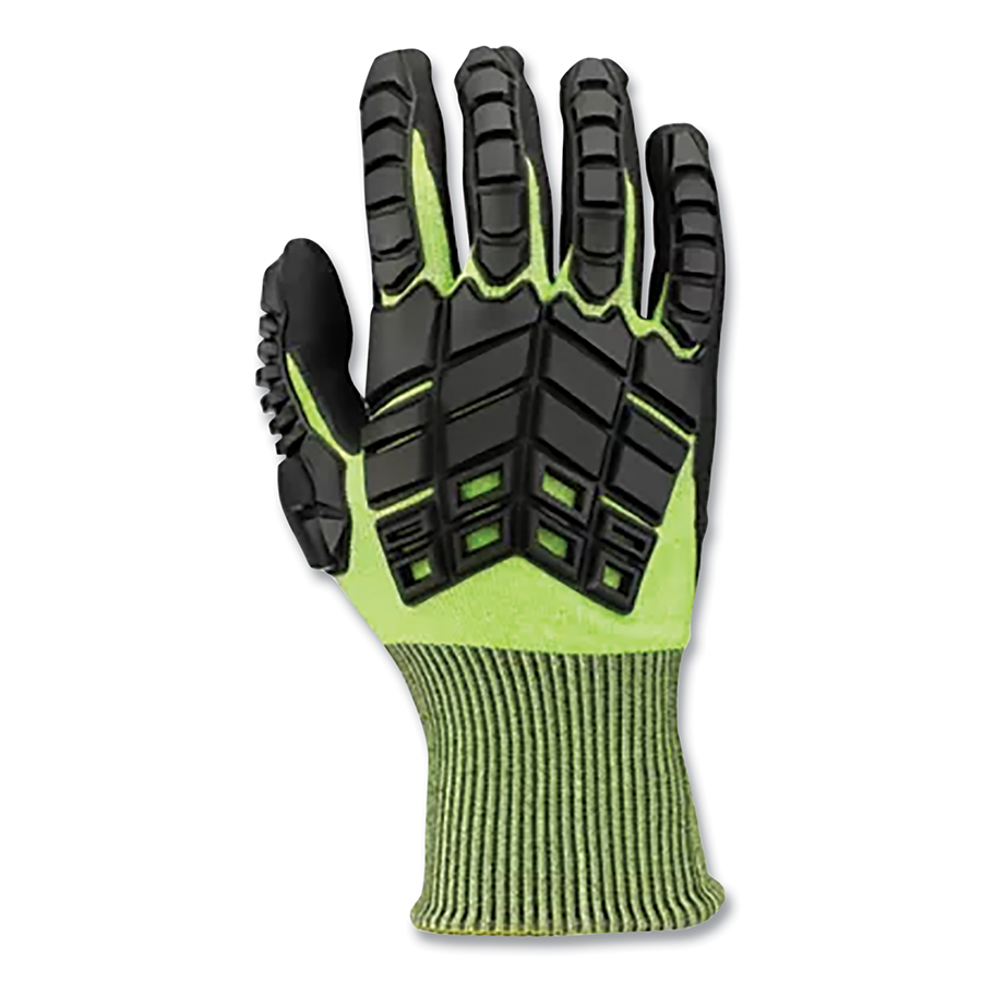 Seamless Knit Engineered Yarn Glove w/Impact Protection and Nitrile Foam Grip on Palm&Fingers