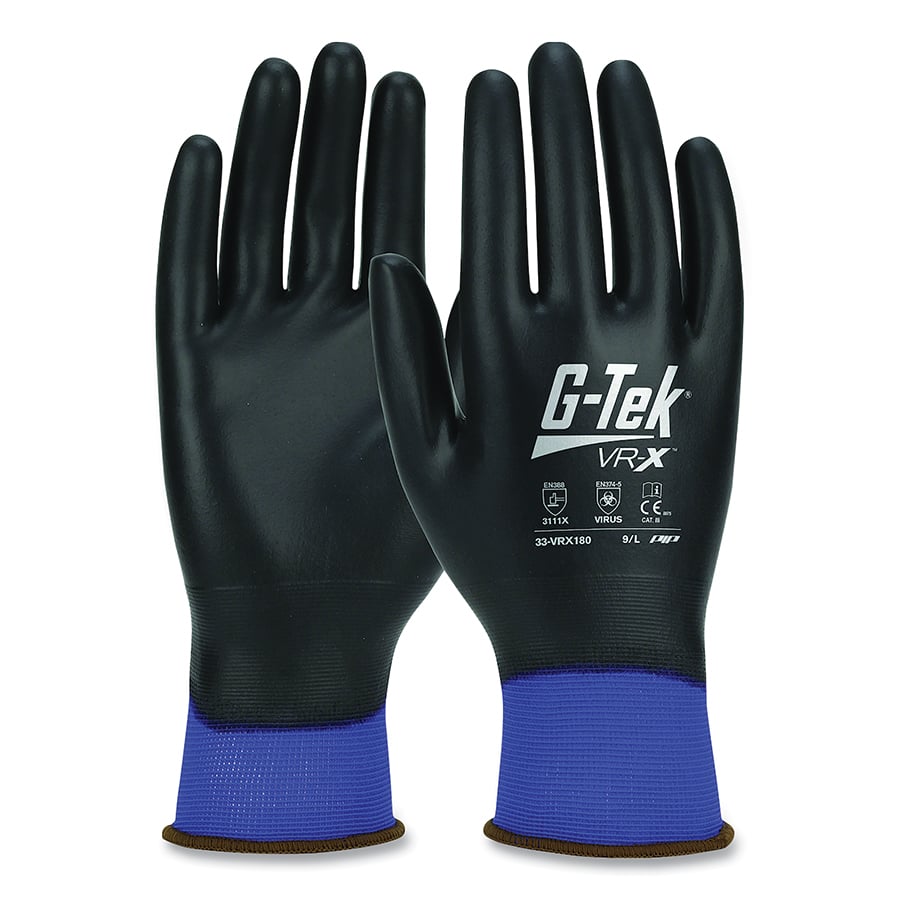 112-33-VRX180-XXL Seamless Knit Nylon Gloves with Polyurethane Coating