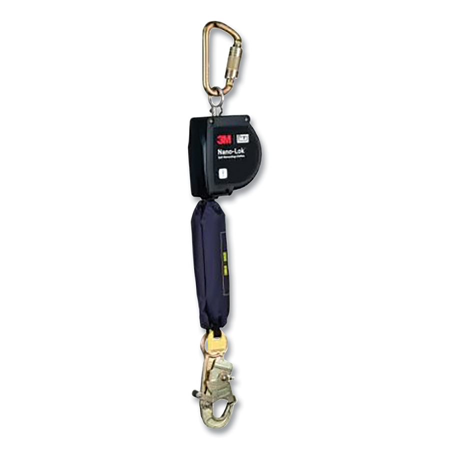 DBI SALA Self Retracting Lifeline, 11 ft Length, Carabiner, Steel, 1 Leg(s), 420 lb Weight Capacity