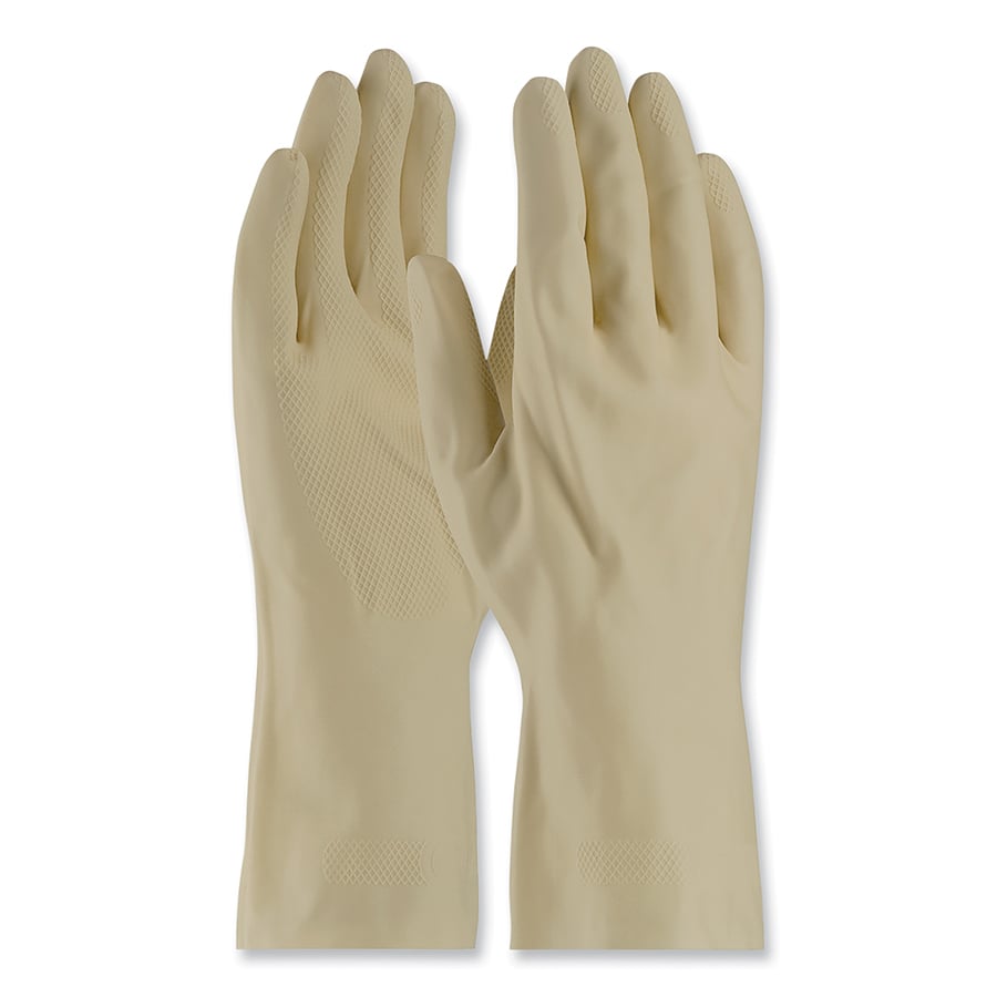112-47-L171N-S Canner Gloves, 18 Mil, Unlined, Raised Diamond Grip - Small