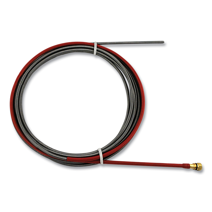360-415-116-252 Mig Gun Liner, 0.045 x 1.06 in., 25 ft. - Galvanized Steel, D Wound