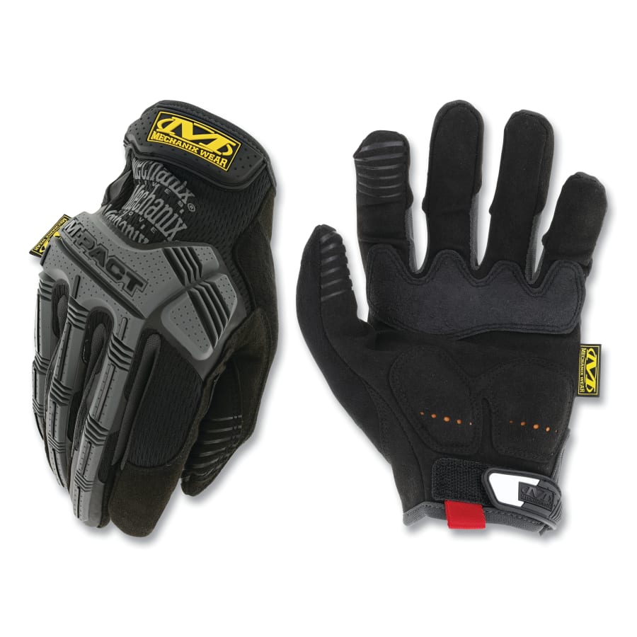 484-MPT-P58-010 M-Pact Mechanics Gloves, Black - Large - Size 10
