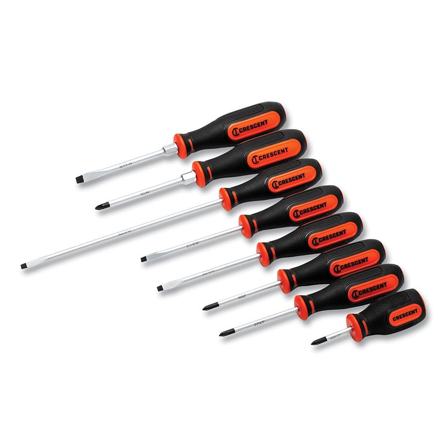181-CSDS8PCSET 4 Tip Type Dual Material Screwdriver Set, 8 Piece