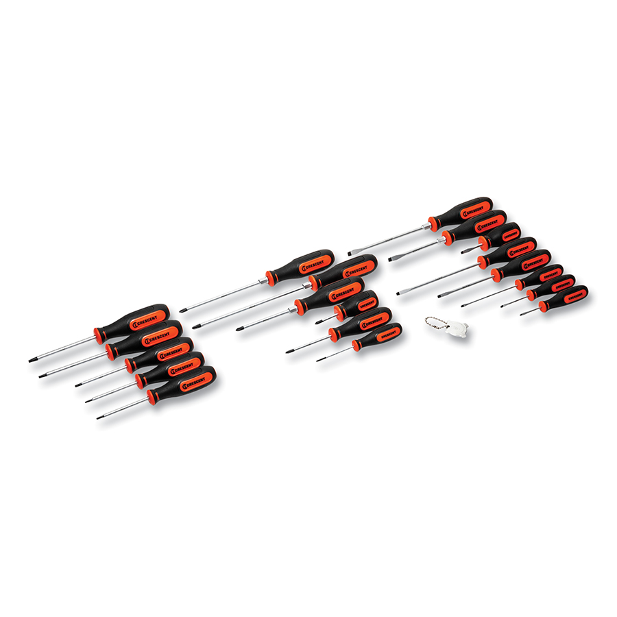 181-CSDS20PCSET 3 Tip Type Dual Material Screwdriver Set, 20 Piece