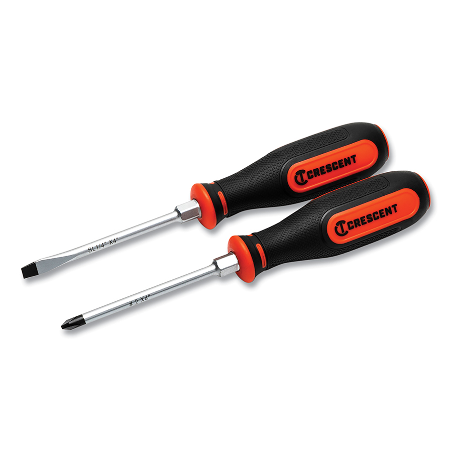 181-CSDS2PCSET Phillips & Slotted Tip Dual Material Screwdriver Set, 2 Piece