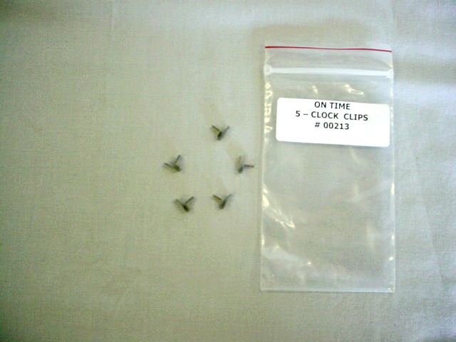 213 Clock Clips, Pack Of 5, 5PK