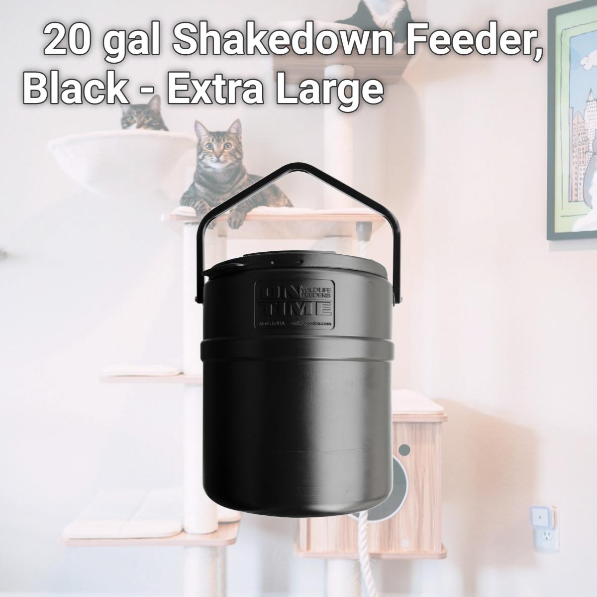 Picture of On Time Feeders 73500 20 gal Shakedown Feeder, Black - Extra Large