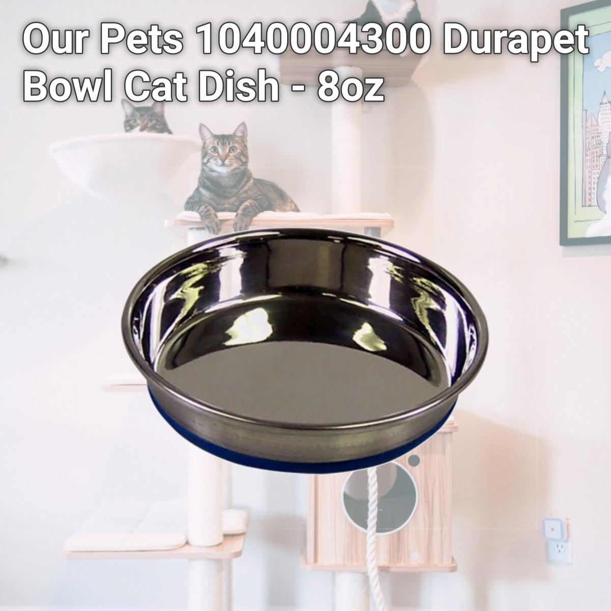 Picture of Our Pets 1040004300 Durapet Bowl Cat Dish - 8oz