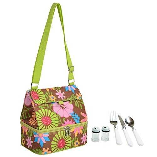 Picture of Picnic at Ascot 529D-F Insulated Lunch Bag - Floral