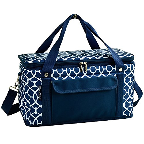 Picture of Picnic at Ascot 8025-TB Hybrid Folding Cooler - Trellis Blue