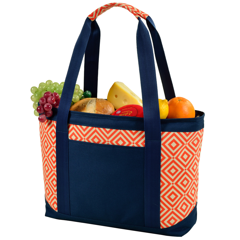 Picture of Picnic At Ascot 346-DO Large Insulated Cooler Tote - Diamond Orange