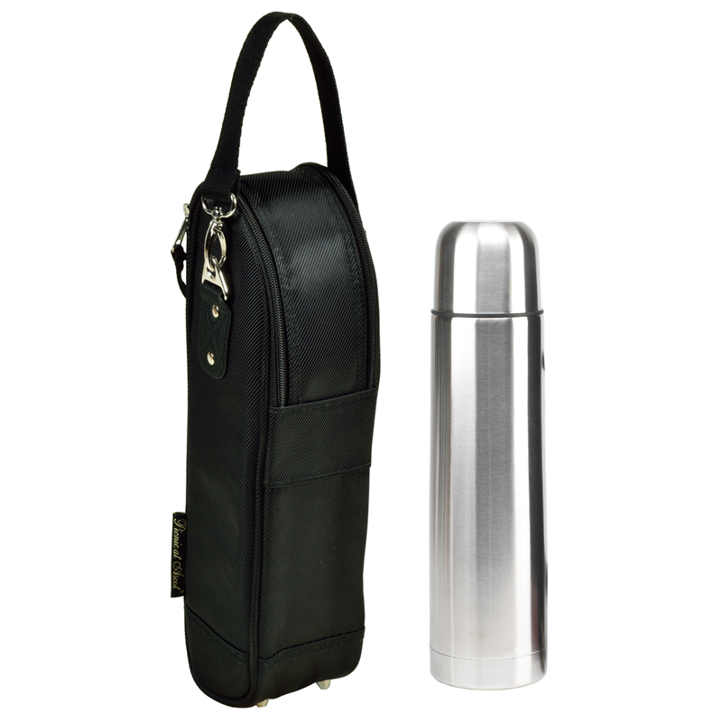 Picture of Picnic At Ascot 385NYC Coffee Flask & Carrier - Black